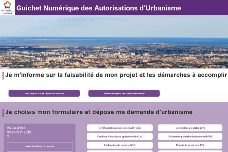 Guichet Numérique des Autorisations d'Urbanisme