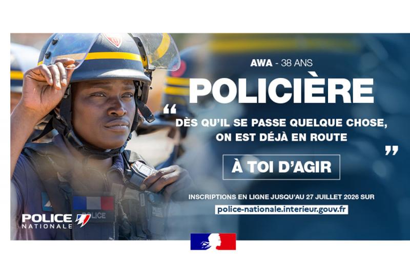 Recrutement gardien de la paix